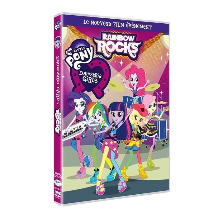 DVD My Little Pony Equestria Girls : Rainbow Rocks - Le film ...