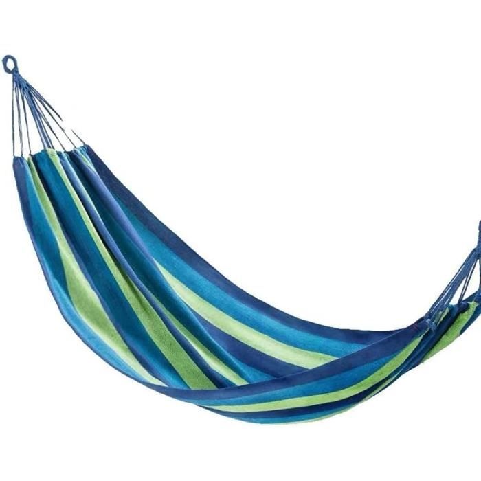 Hamac De Voyage 2 Places Equip Outdoors Bleu Avec éclairage LED Intégré - Neuf