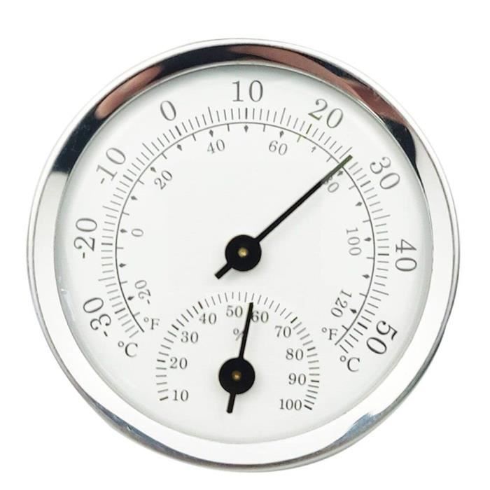 Lot De 3 Thermomètres Analogiques Pour L'Intérieur - Disque Mécanique -  Mini Hygromètre - Thermomètre Intérieur Analogique Av[H3507] - Cdiscount  Bricolage