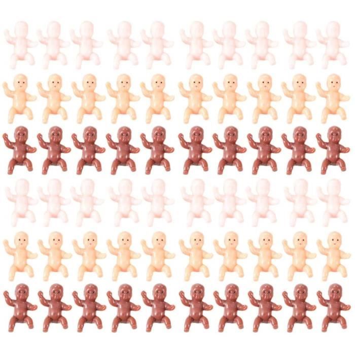 Nuobesty 1 Pcs Mini Bebes En Plastique Mini Bebe Poupee Jeu De Glacons Pour La Fete De Douche De Bebe Faveur Fournitur 1479 Cdiscount Jeux Jouets