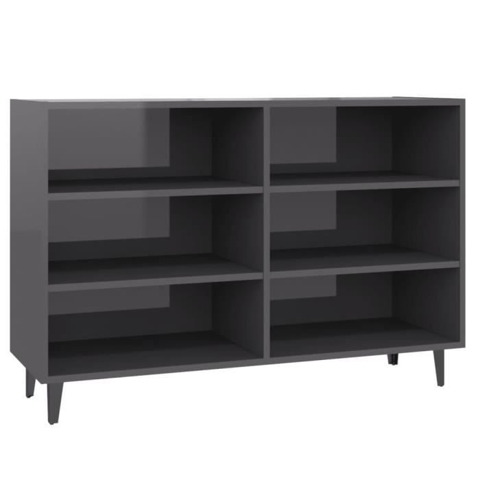 Buffet de Cuisine Moderne - SVP- MODERNE - Gris brillant - Aggloméré