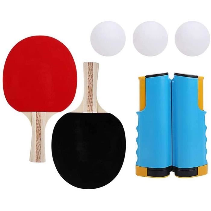 Set De Mini Ping-pong Lion – 2 Raquettes + Balle + Filet – Neuf