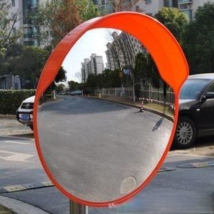 Miroir De Sécurité Routière Miroir De Circulation Rond Convexe Grand Angle 45CM YES03