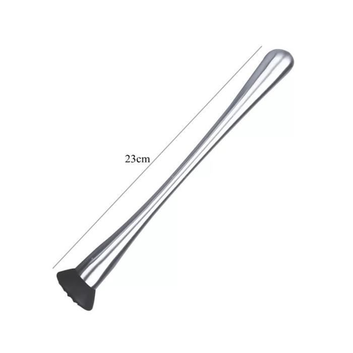 Set De 12 Cuillères Longues Mélangeuse Inox - 19cm - Pour Café, Yogourt, Milkshakes