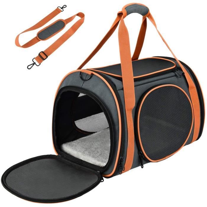 Sac à dos animaux OKMEE Sac Transport Chat Lapin Chiot Solide Pliable A106  - Cdiscount