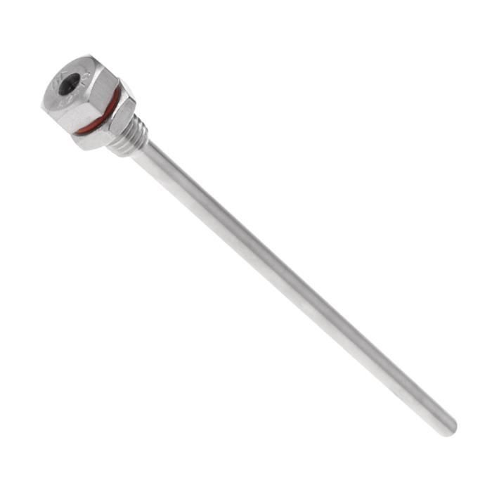 Gant Doigt 2 Manchons Plongeurs En Acier Inox 304 Beatific - Filetage G1/2, 8x50mm, Pour Capteurs Température Doigt De Gant Chauffe-eau
