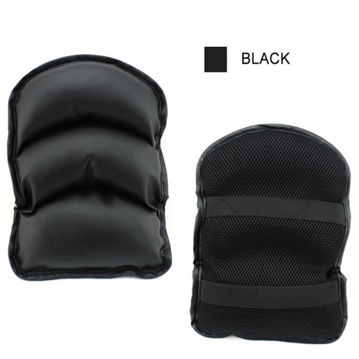 Lot De 2 Protège-accoudoirs Universels Pour Voiture - Tissu Extensible Noir - Taille ~35x13cm - Pour Sièges Avant - Facile à Installer Et à Nettoyer