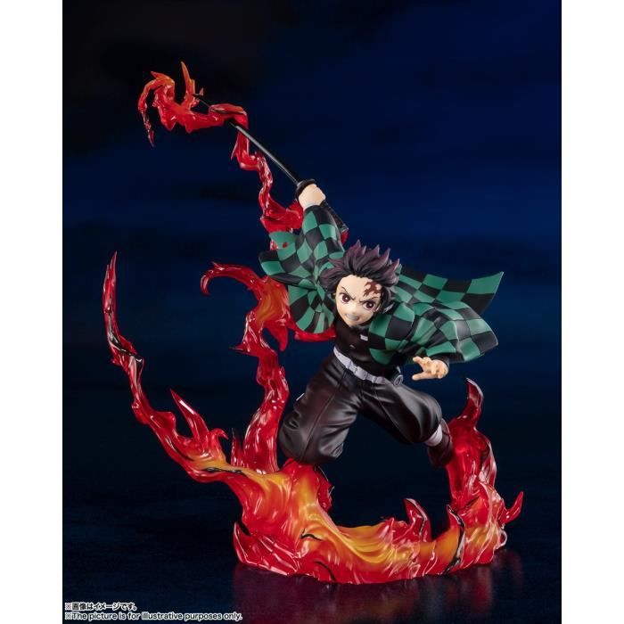 Figurine Demon Slayer Kamado Tanjiro Total Concentration Breathing Figuarts Zero 19cm