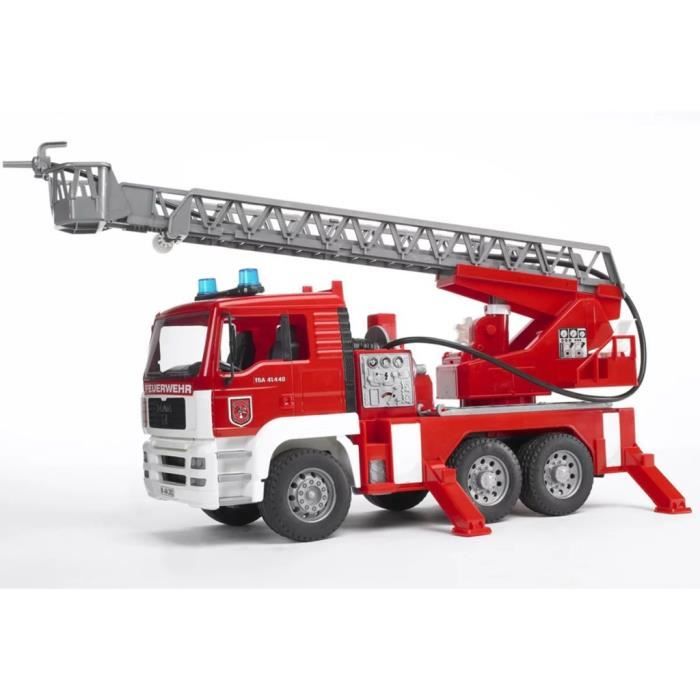 Bruder Voiture de pompiers avec chelle MAN TGA 1 16 02771