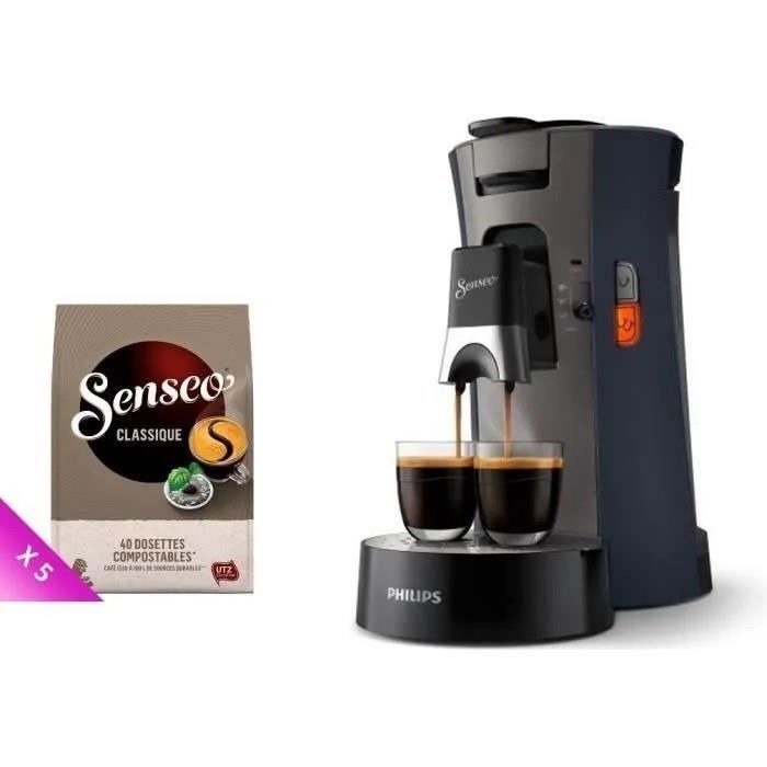 Machine à café dosette SENSEO SELECT Philips CSA240/21, Intensity Plus,  Booster d'arômes, Crema plus, 1 à 2 tasses, ECO - Cdiscount Electroménager