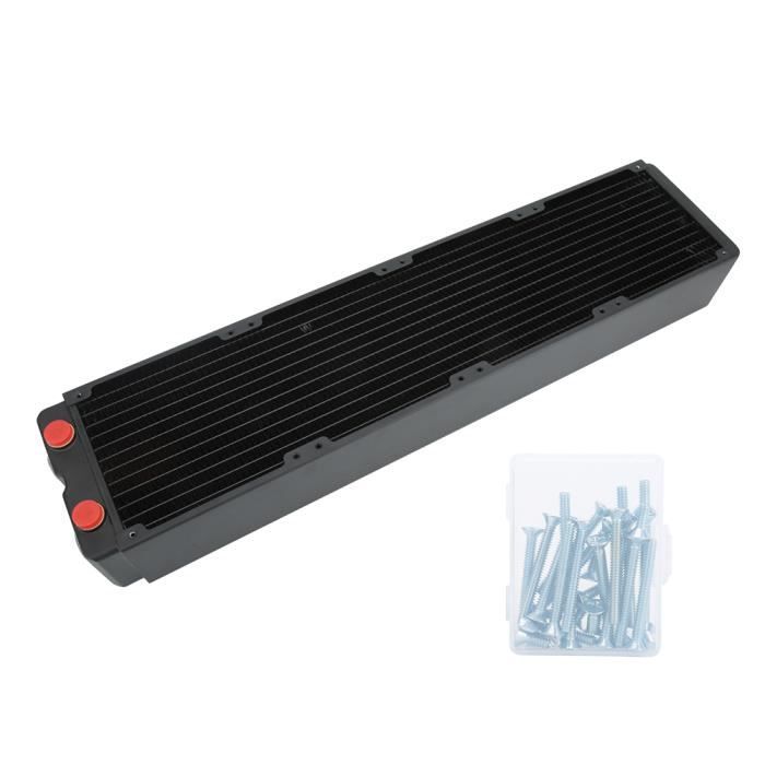Radiateur Eau PC 240 Mm – 12 Tubes, Dissipation Thermique Ultra-Rapide, Compatible Refroidissement Custom CPU/GPU