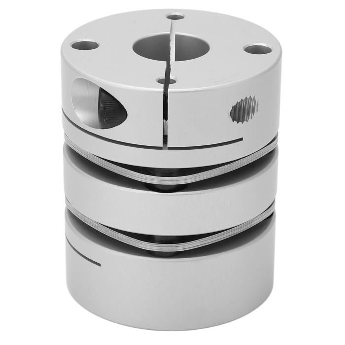 Coupleur Hélicoïdal En Alliage D'aluminium - Axe 5-6 Mm - 20x25 Mm - Uxcell