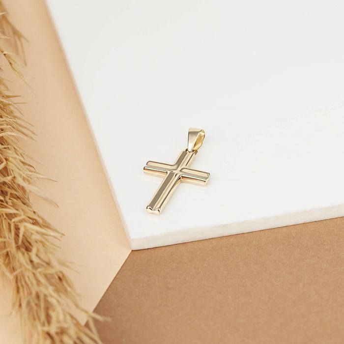 Croix CLEOR en Or 750/1000 Jaune