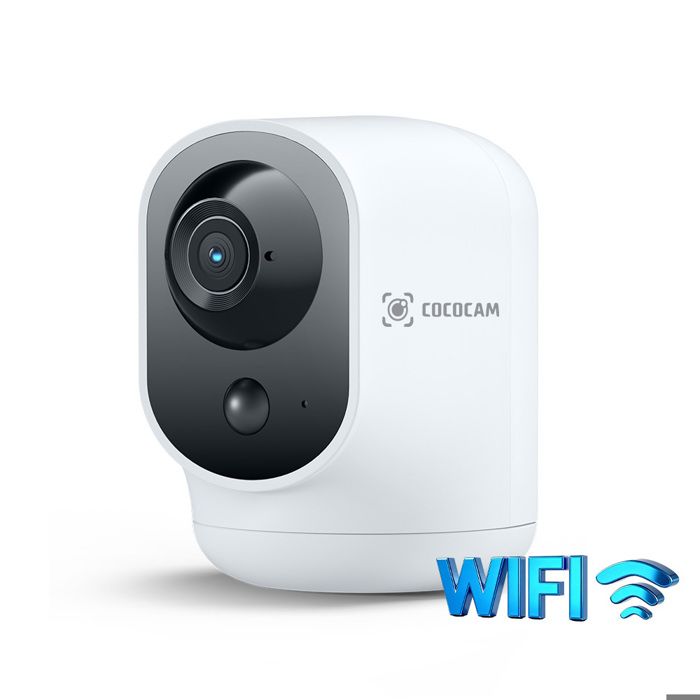 Caméra de Sécurité Intérieure 3MP 2K COCOCAM avec Batterie 5200mAh ...