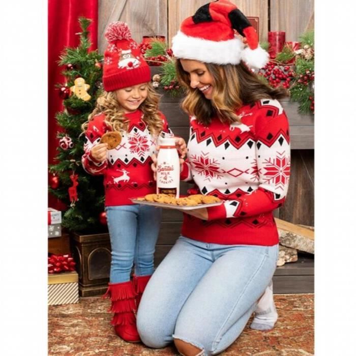 Pull noel sales mere fille