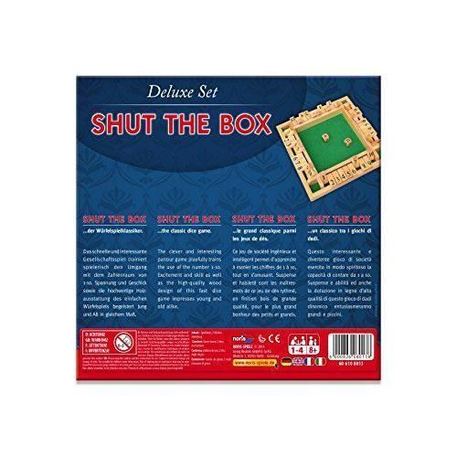 Deluxe - 606108013 - Jeu classique - Fermez la boîte - Multicolore - NOR08013