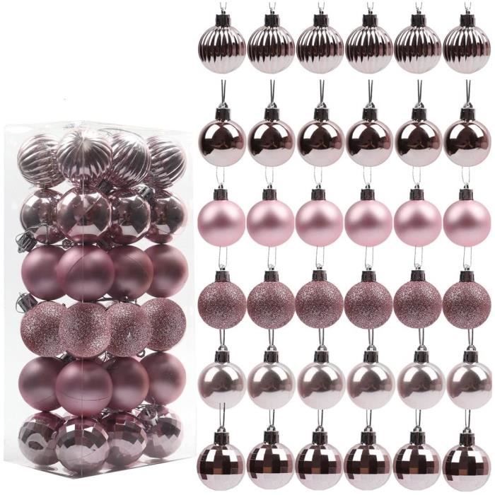 12 Boules De Noël Incassables Vertes - Décorations Suspendues Rondes 6 Cm Pour Sapin, Fêtes, Mariages - 1