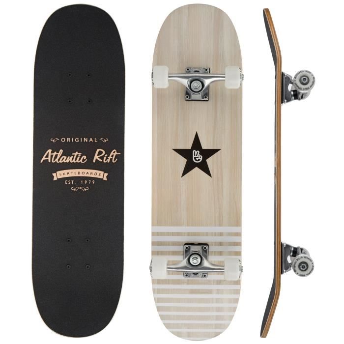 Skateboard Longboard - Atlantic Rift - Roues ABEC 9 - Orange