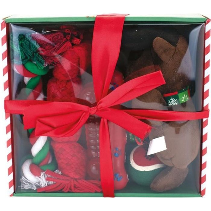 Comparer les prix de Lot de 6 jouets de noël pour chien