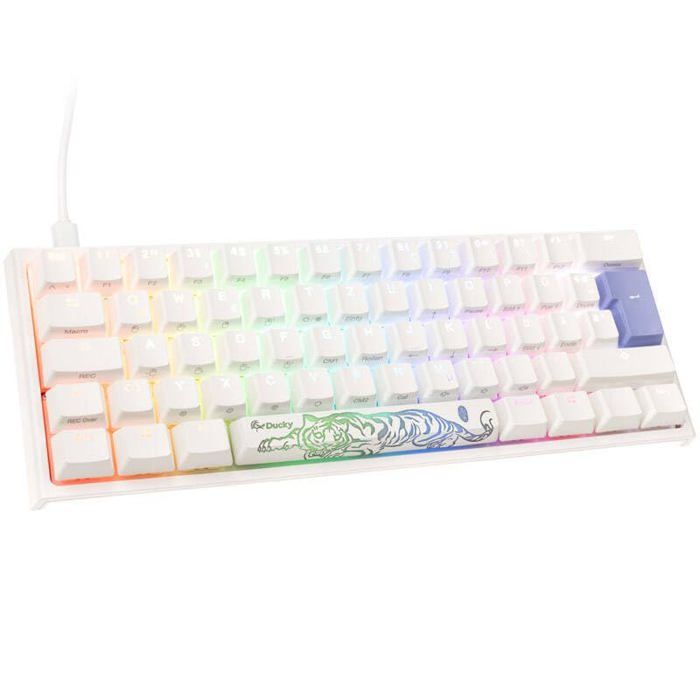 Clavier de jeu – DUCKY – One 2 Pro Mini – Mécanique – Rétroéclairé RGB – Blanc