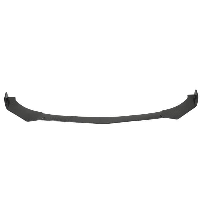 Kit Lèvre De Pare-chocs Avant Universel – Noir Et Rouge, 4 Pièces – Matériau PP Flexible – Pour Style Sportif Et Protection