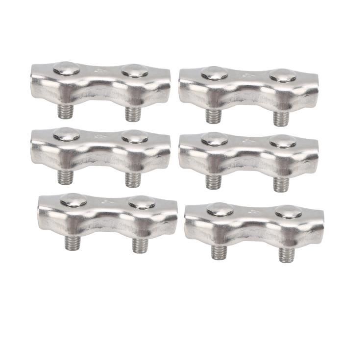 Double cable clips sale