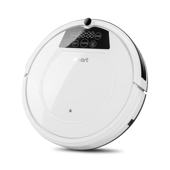 Aspirateur robot FMART E-R550WS - Contrôle APP - Puissance daspiration de 1200 pa - Contrôle de la voix Alexa - Fmart