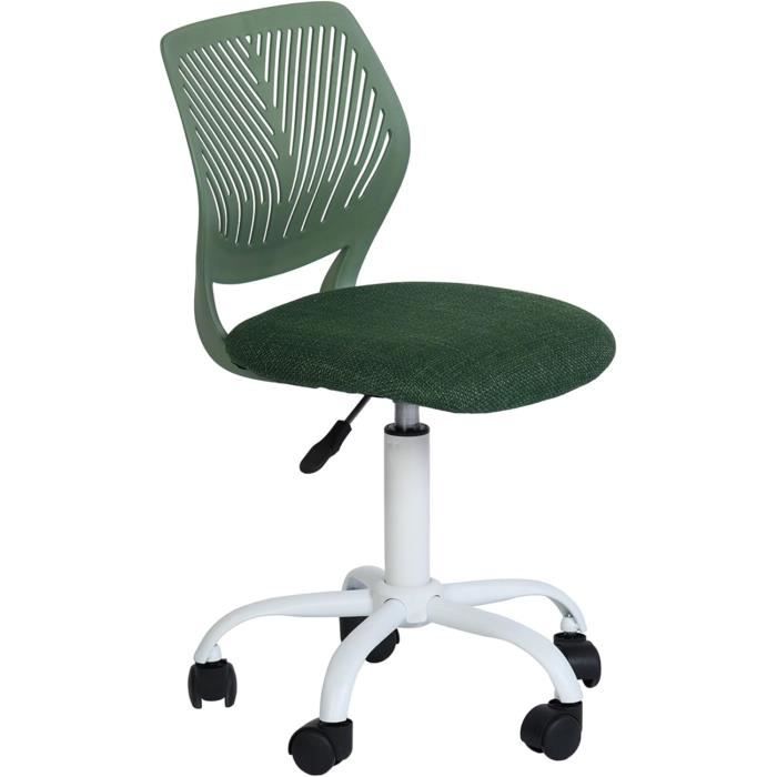 FurnitureR 1 Chaise pivotante de Salle à Manger - Rembourrée - Confortable - Avec roulettes et dossier - Sans bras - Pour salle à FurnitureR 1 Chaise pivotante de Salle à Manger - Rembourrée - Confortable - Avec roulettes et dossier - Sans bras - Pour salle à