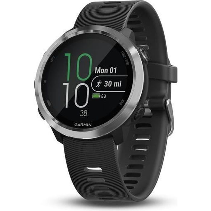 GARMIN Forerunner 245 Music Noire avec Bracelet Vert d'eau