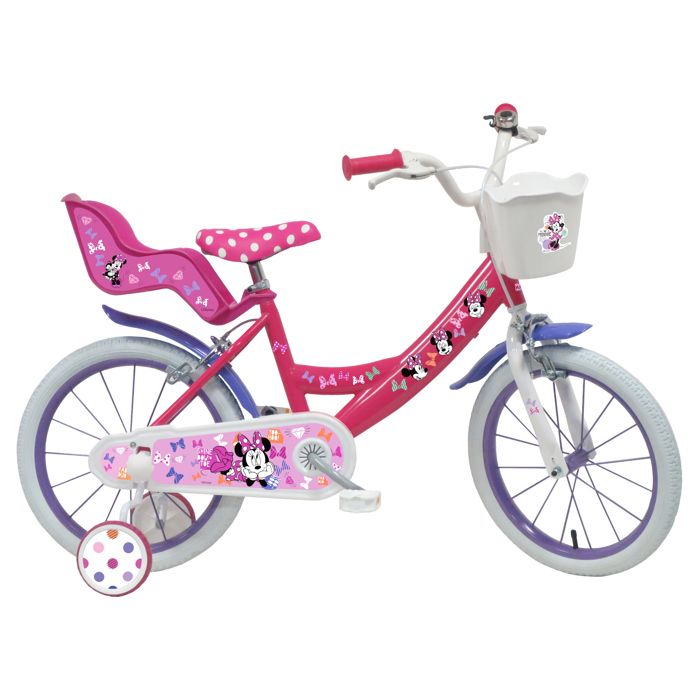 Velo Minnie Mouse 16 pouces GUIZMAX