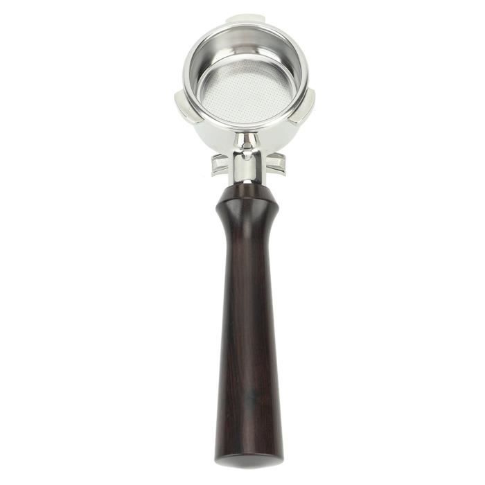 Porte-filtre à Café 54mm Double Bec - Acier Inoxydable, Manche En Bois - Compatible Machines Sage/Breville Série 8 (870/880) - 9
