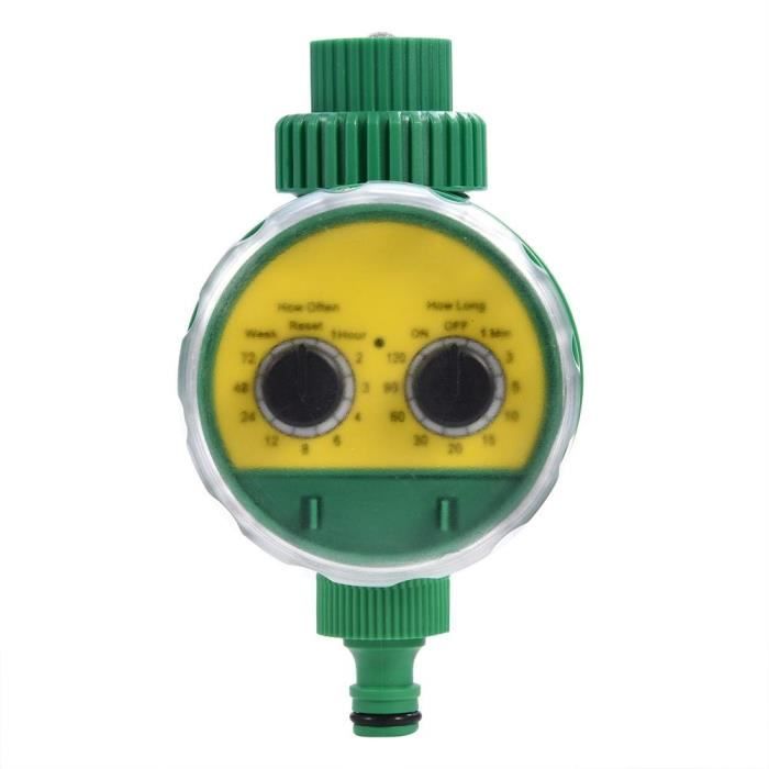Minuterie d'Irrigation Automatique - QILU - Jardin - ABS - 2 Piles AAA - 0-8 kg de Pression - Jardin