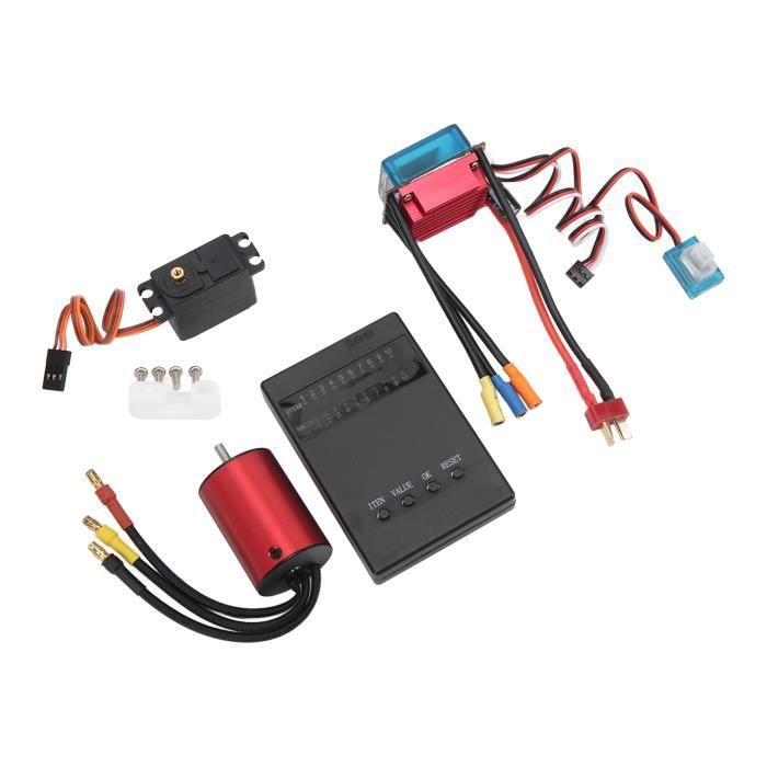 Keenso Kit de carte de programmation de servo moteur ESC sans balais Keenso Kit de carte de programmation de servo moteur ESC sans balais