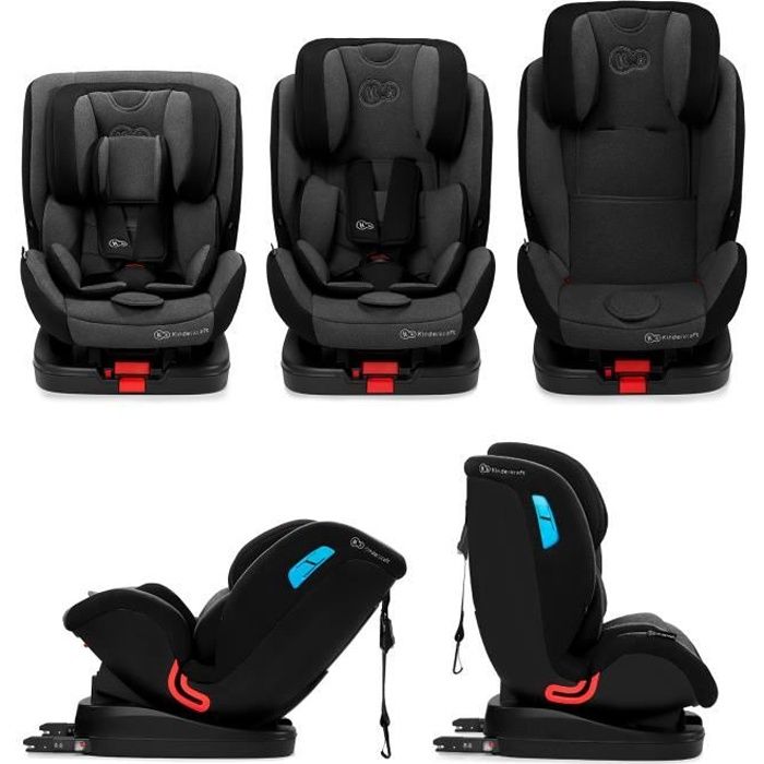 Kinderkraft VADO Siège-auto ISOFIX Groupe ECE 0+/I II/ De 0 à 18 kg  Orientation Av./Ar. - Couleur Noir - Achat / Vente siège auto Kinderkraft  VADO Siège-auto - Cdiscount