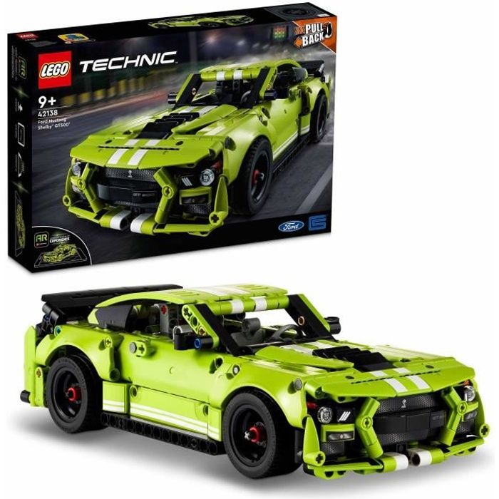 LEGO 42138 Technic Ford Mustang Shelby GT500 Maquette de Voiture de Course Jouet a Construire pour Garcons et Filles Des 9 Ans