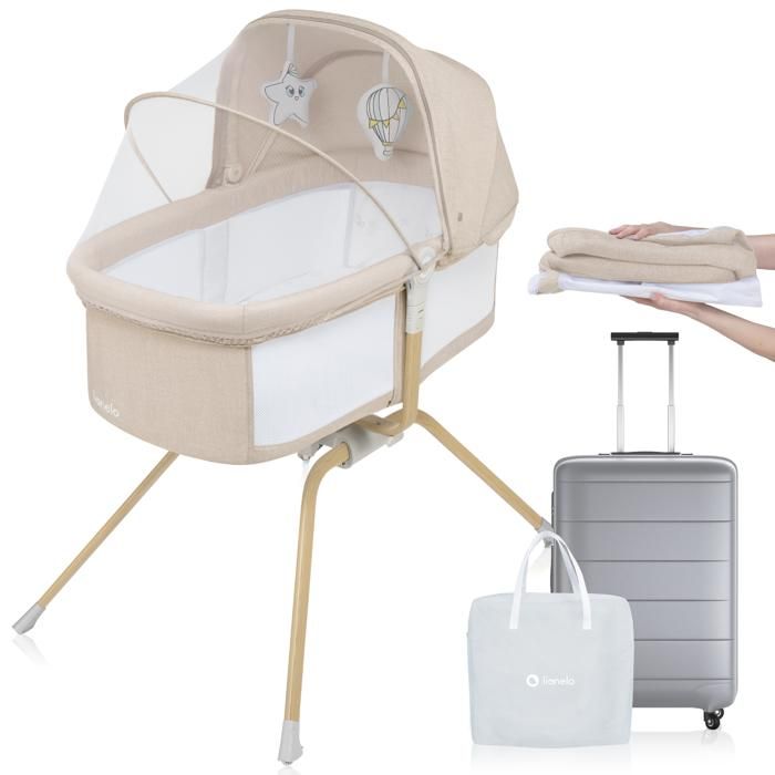 Lit Bébé Lionelo Malin Evo Berceau Lit parapluie Jusqu