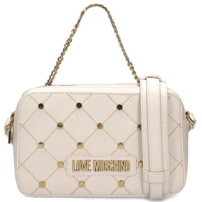 Sac à Dos Femme Love Moschino - Cuir PU Noir - Taille Moyen - Style Urbain élégant
