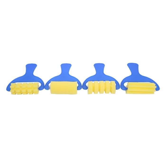 Set De 15 Pinceaux-éponges Pour Peinture - Rouleaux Et éponges Portables Pour Enfants, DIY, Activités Artistiques