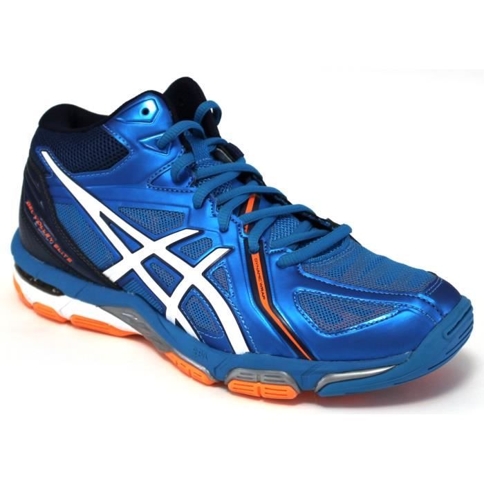GEL VOLLEY ELITE 3 MT 4301 Blue Jewel White H. Cdiscount Sport