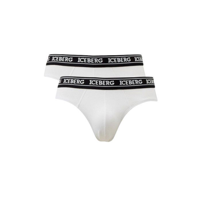 Bipack slips coton stretch Iceberg Homme Blanc Cdiscount Prêtà