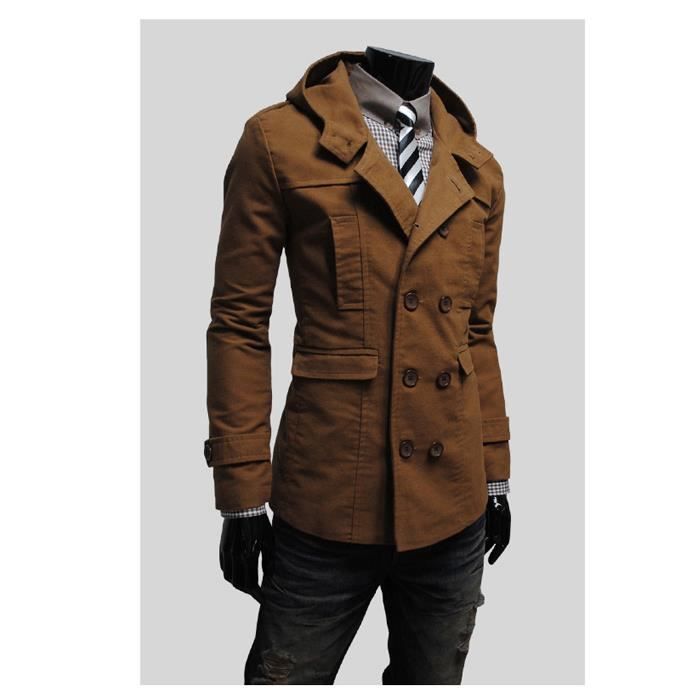 Trench marron homme Clearance