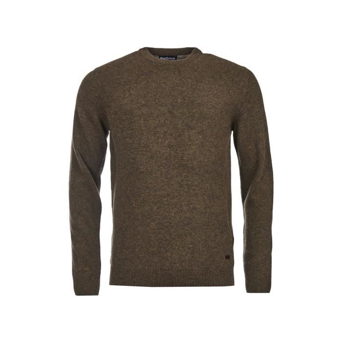 Barbour Pull Over Marron Homme MKN0584 GN34 Marron Cdiscount Pret a Porter