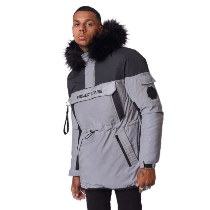 project x paris - parka project x paris - gris - homme