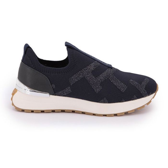 Baskets TOM TAILOR Femme Toile Navy Lacets Bleu Fonce