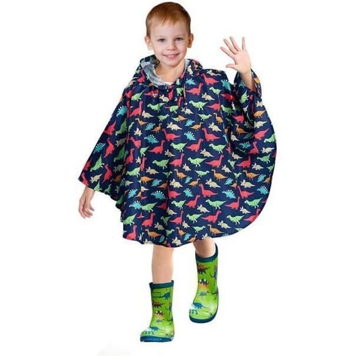 Poncho De Pluie De Randonnée - Forclaz MT 50 Gris - Bleu Ouragan