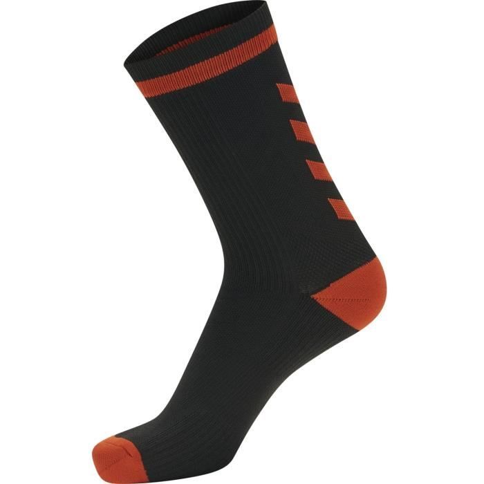 Chaussettes HUMMEL Elite Indoor Sock Low - Noir et Rouge