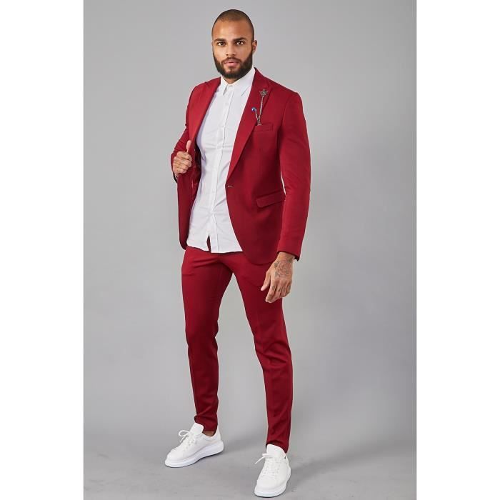 Veste rouge bordeaux sales