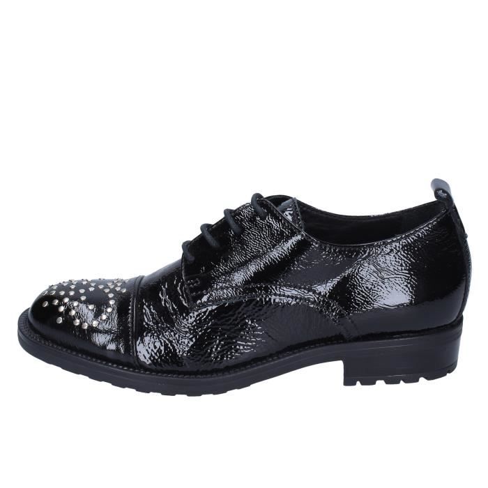 CARMENS Chaussures Femme Derbies Noir BM67 Noir Cdiscount Chaussures
