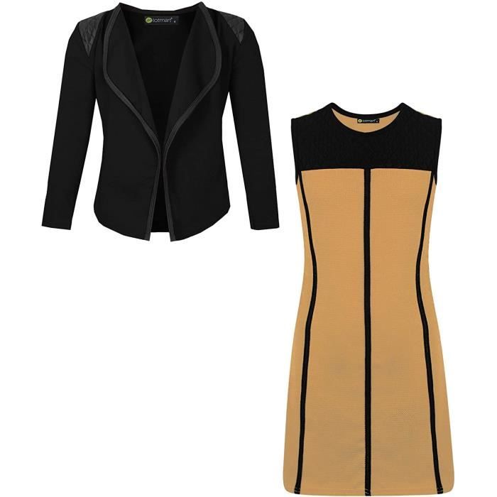 robe blazer moutarde