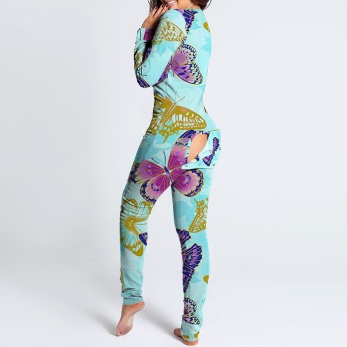 Pyjama fonctionnel à rabat boutonné pour adultes Clearance